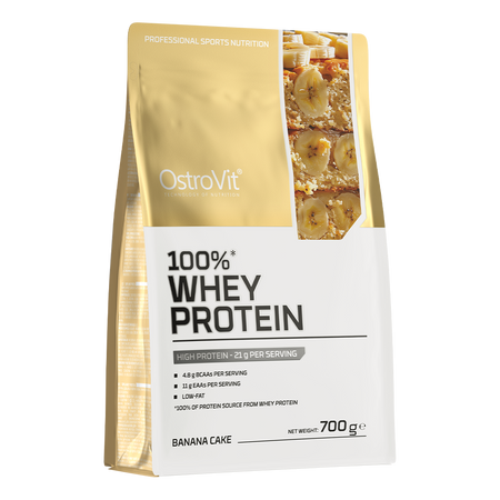Whey Protein 100% OstroVit 700 g — saveur banana cake