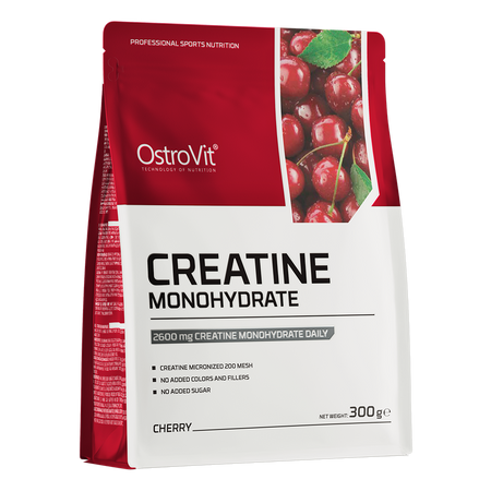 Créatine Monohydrate OstroVit 300 g — saveur cerise