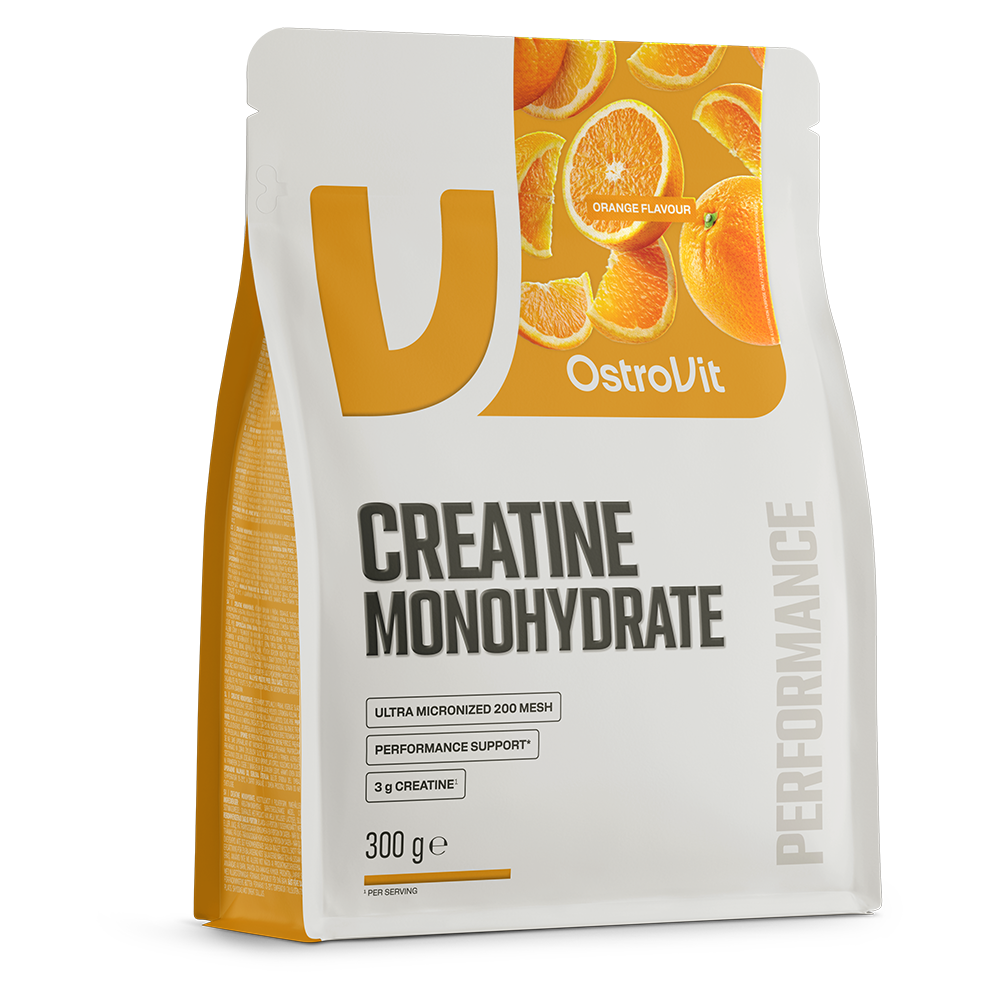 Créatine Monohydrate OstroVit 300g — saveur Orange