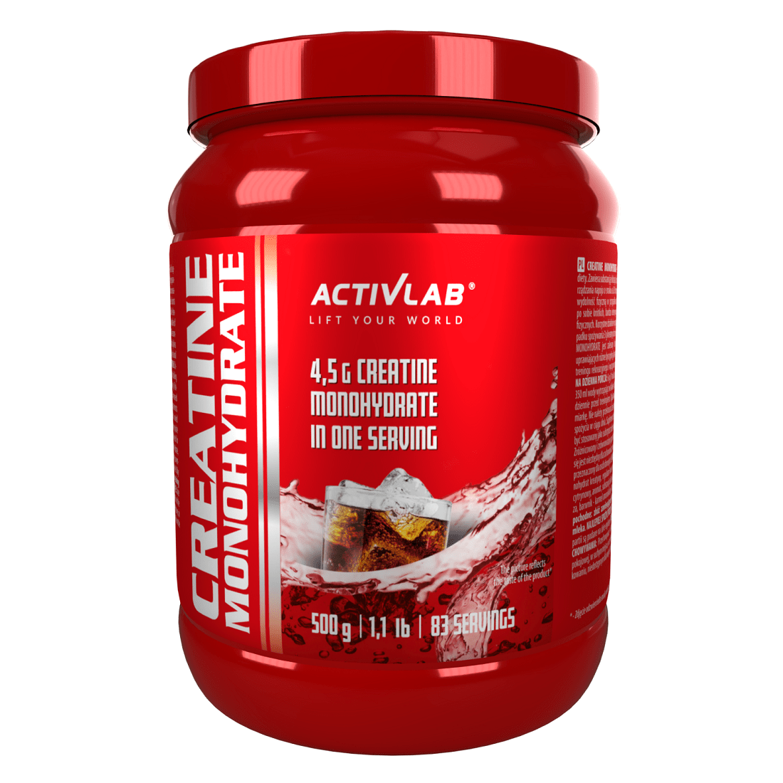 Créatine Monohydrate Activlab — saveur Cola