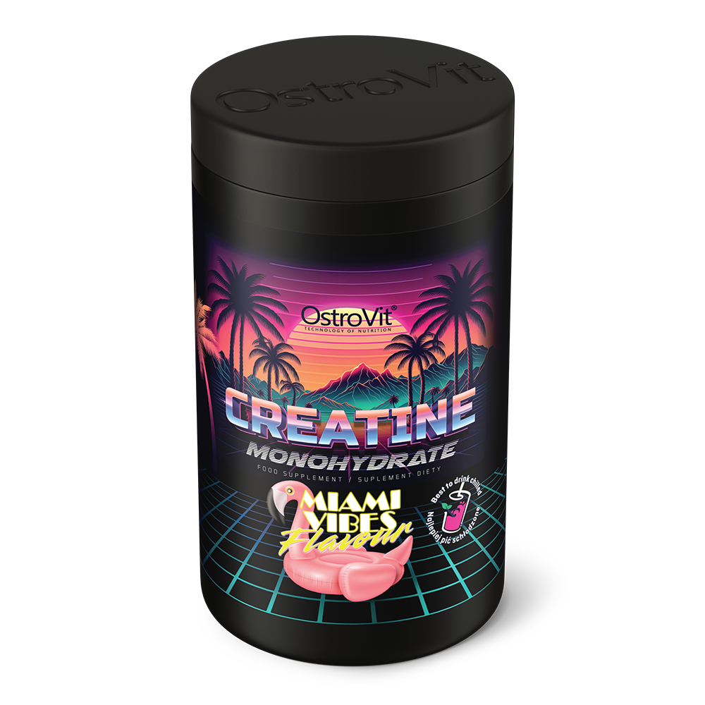 Créatine Monohydrate OstroVit 500g Miami Vibes Limited Edition — saveur Miami Vibes