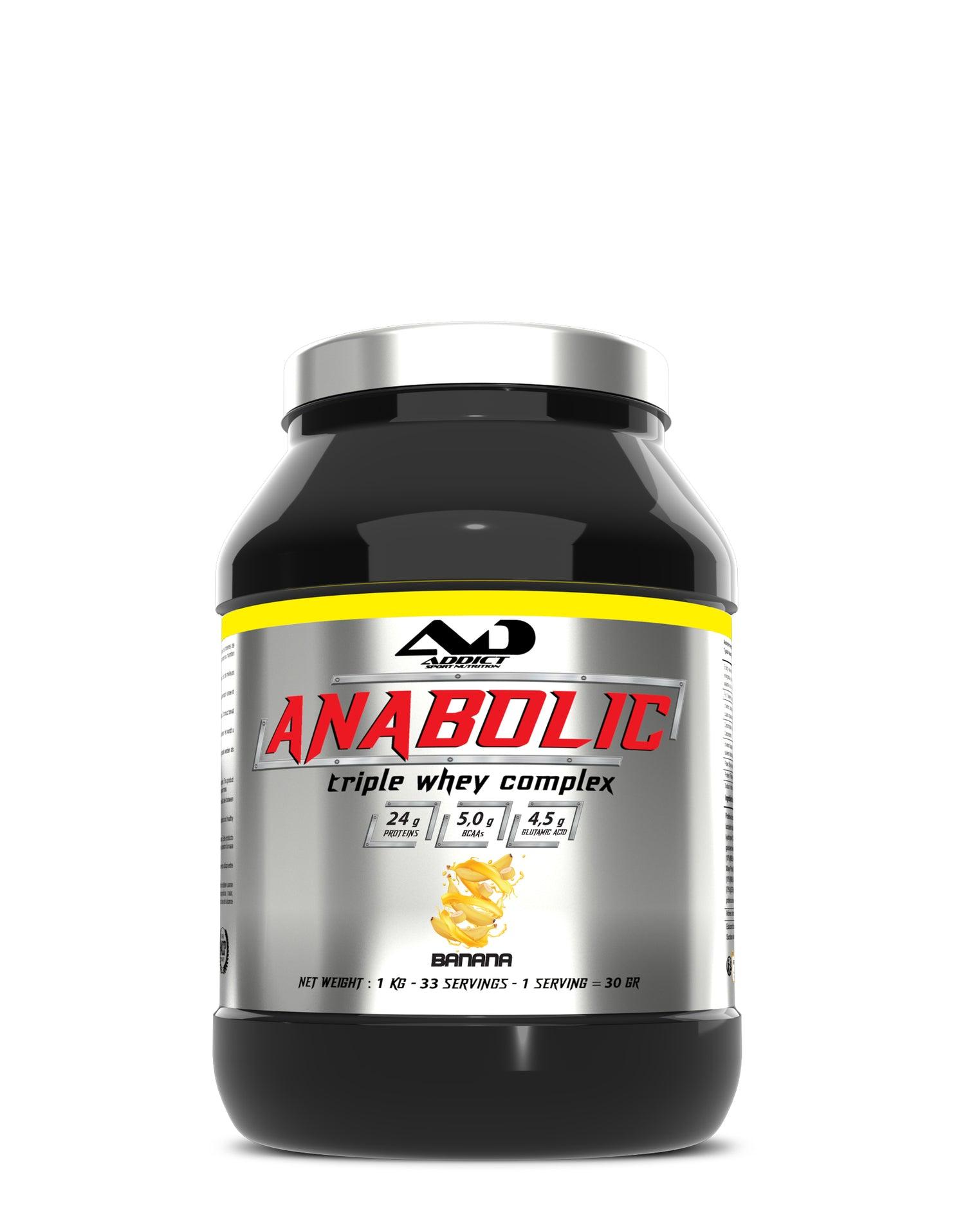 Addict Sport Nutrition Anabolic Whey Complex Addict Sport Nutrition 1kg — saveur Banane