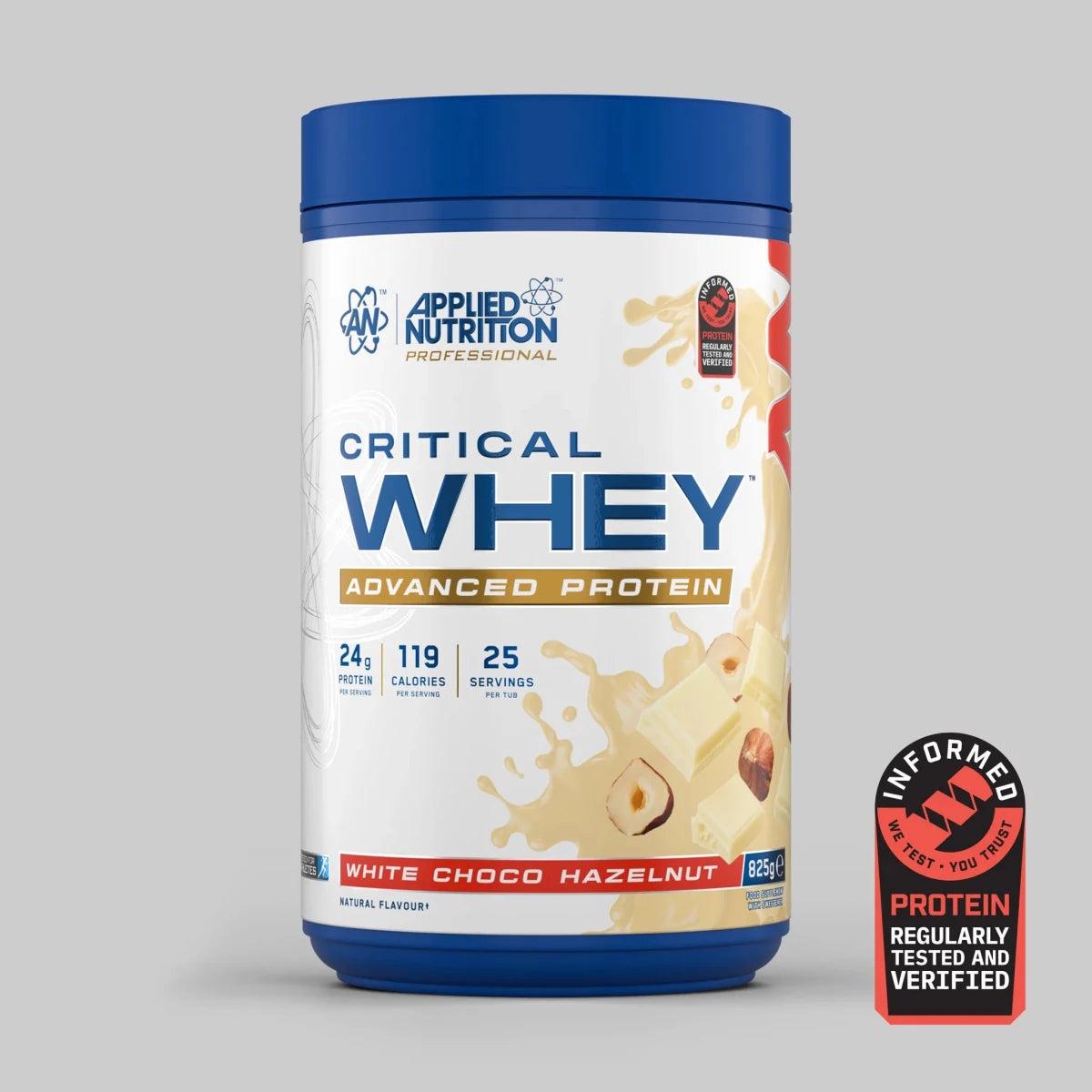 Critical Whey Applied Nutrition 825g — saveur White Choco Hazelnut