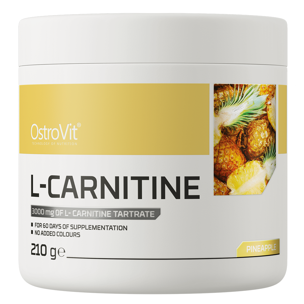 L-Carnitine OstroVit 210 g — saveur Ananas